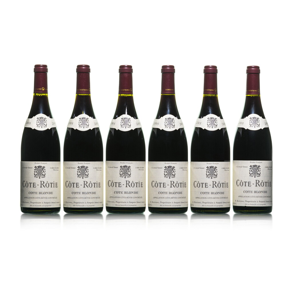 View full screen - View 1 of Lot 427. Côte Rôtie, Côte Blonde 2005 René Rostaing (6 BT).