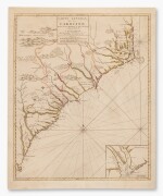Mortier, Pierre | First state of the first map of the Carolinas printed outside of England