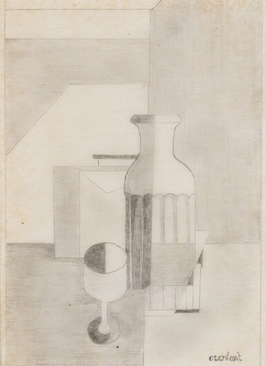 View full screen - View 1 of Lot 304. Nature morte, verre et carafe.