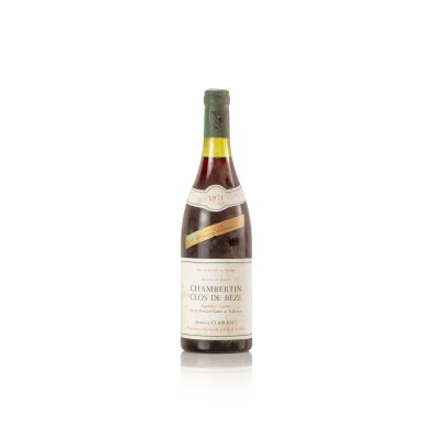 View full screen - View 1 of Lot 472. Chambertin, Clos de Bèze 1971 Clair Daü (1 BT).