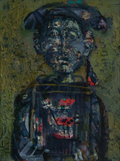 View full screen - View 1 of Lot 310. ANTONI CLAVÉ | ENFANT À LA CAGE.