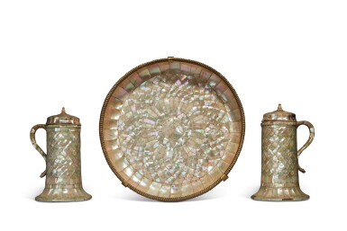 View full screen - View 1 of Lot 755. Set of Two Ewers and a Basin.