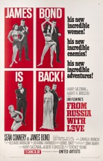 From Russia with Love (1963), style B poster, first US release (1964)
