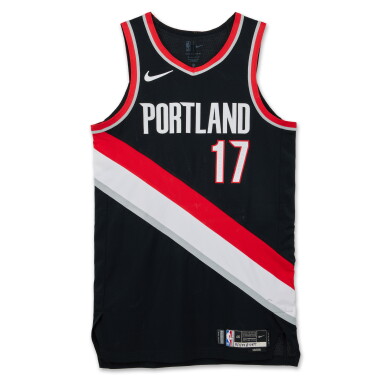 View full screen - View 1 of Lot 9. Shaedon Sharpe Portland Trail Blazers 2023-2024 Game Worn Icon Edition Jersey.