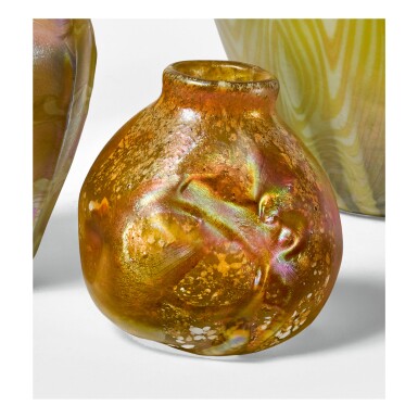 View full screen - View 1 of Lot 37. TIFFANY STUDIOS | “CYPRIOTE” CABINET VASE.