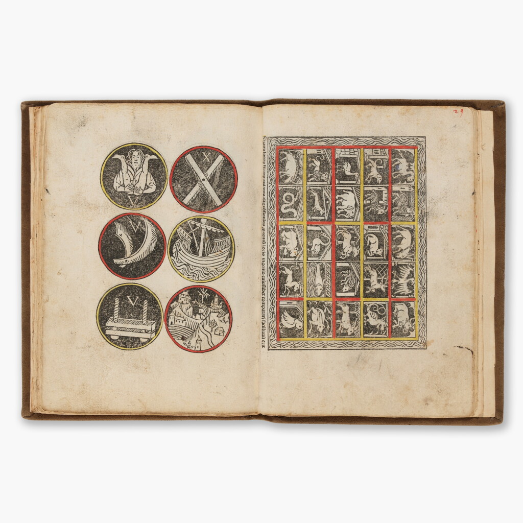 View full screen - View 1 of Lot 57. Publicius | Ars oratoria. Ars epistolandi. Ars memorativa, Venice, 1482, containing the first printed illustration of a chess board.
