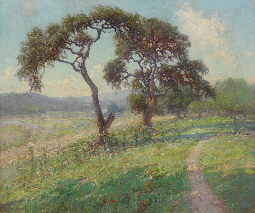 View full screen - View 1 of Lot 41. Untitled (Texas Hill Country Landscape).