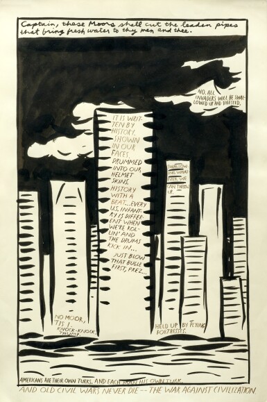 View full screen - View 1 of Lot 96. Untitled (Captain, these Moors shall...).