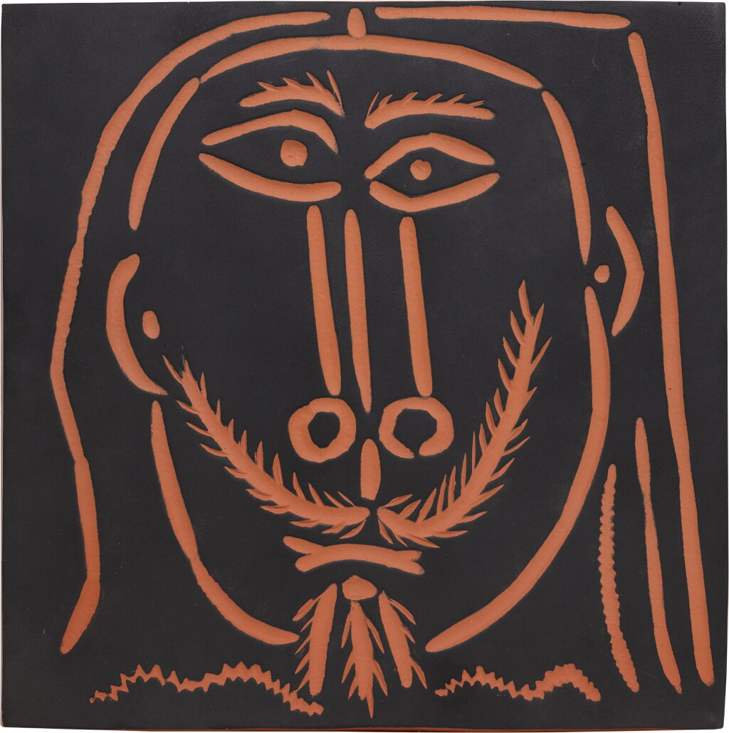 View full screen - View 1 of Lot 66. Tête d'homme aux cheveux longs (A. R. 598).