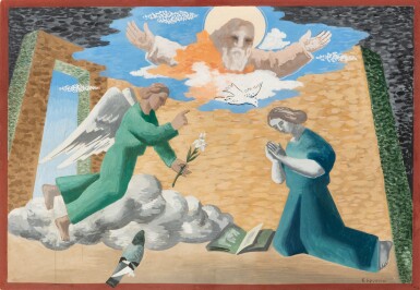 View full screen - View 1 of Lot 177. Annonciation.