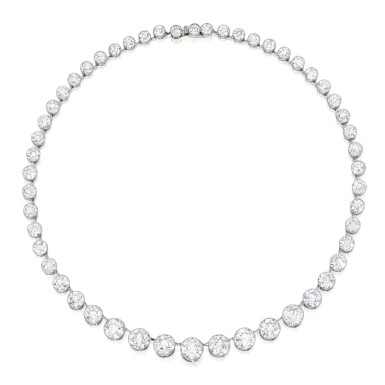 View full screen - View 1 of Lot 554. DIAMOND RIVIÈRE, TIFFANY & CO. | 鑽石項鏈,蒂芙尼.