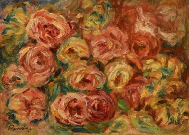 View full screen - View 1 of Lot 136. Jetée de roses – fragment.