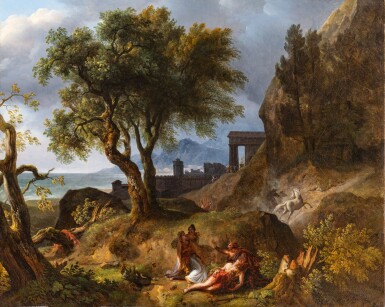 View full screen - View 1 of Lot 71. JEAN-CHARLES-JOSEPH RÉMOND | THE DEATH OF HIPPOLYTUS.