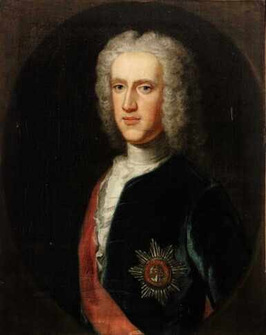 View full screen - View 1 of Lot 423. Portrait of a nobleman, probably Thomas Fermor, 1st Earl of Pomfret (1698-1761).