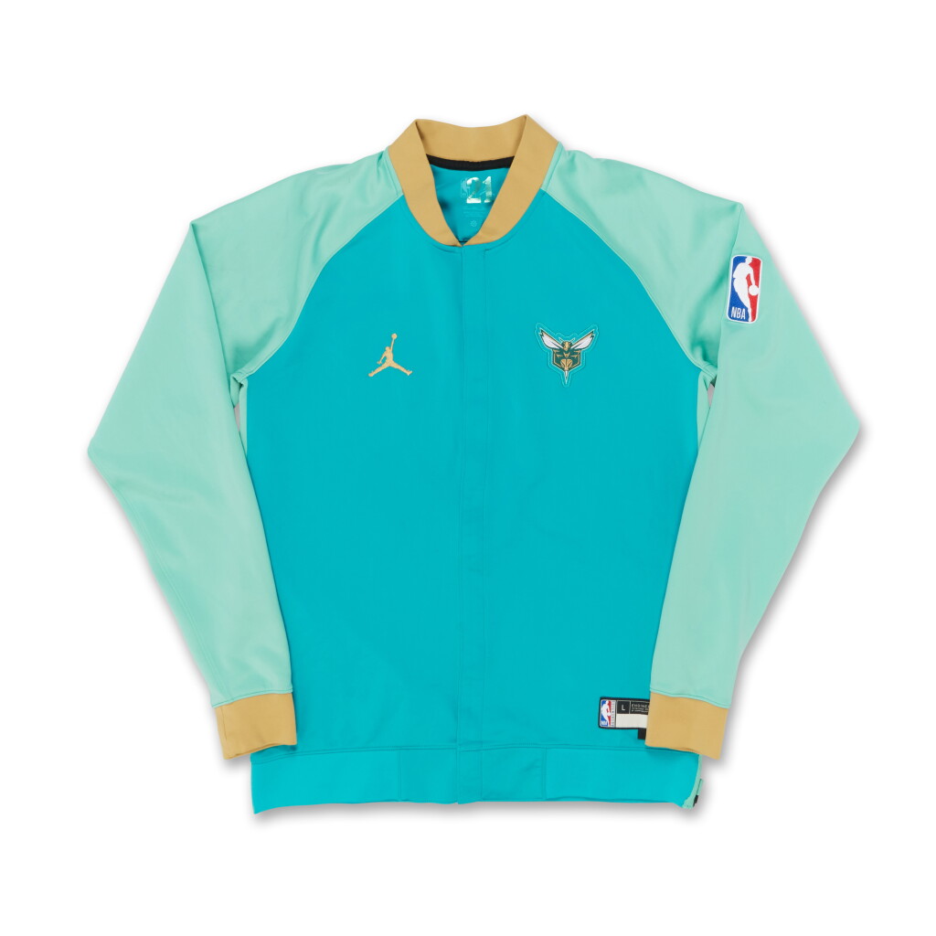 View full screen - View 1 of Lot 159. JT Thor Charlotte Hornets 2023-2024 City Edition Warmup Set.