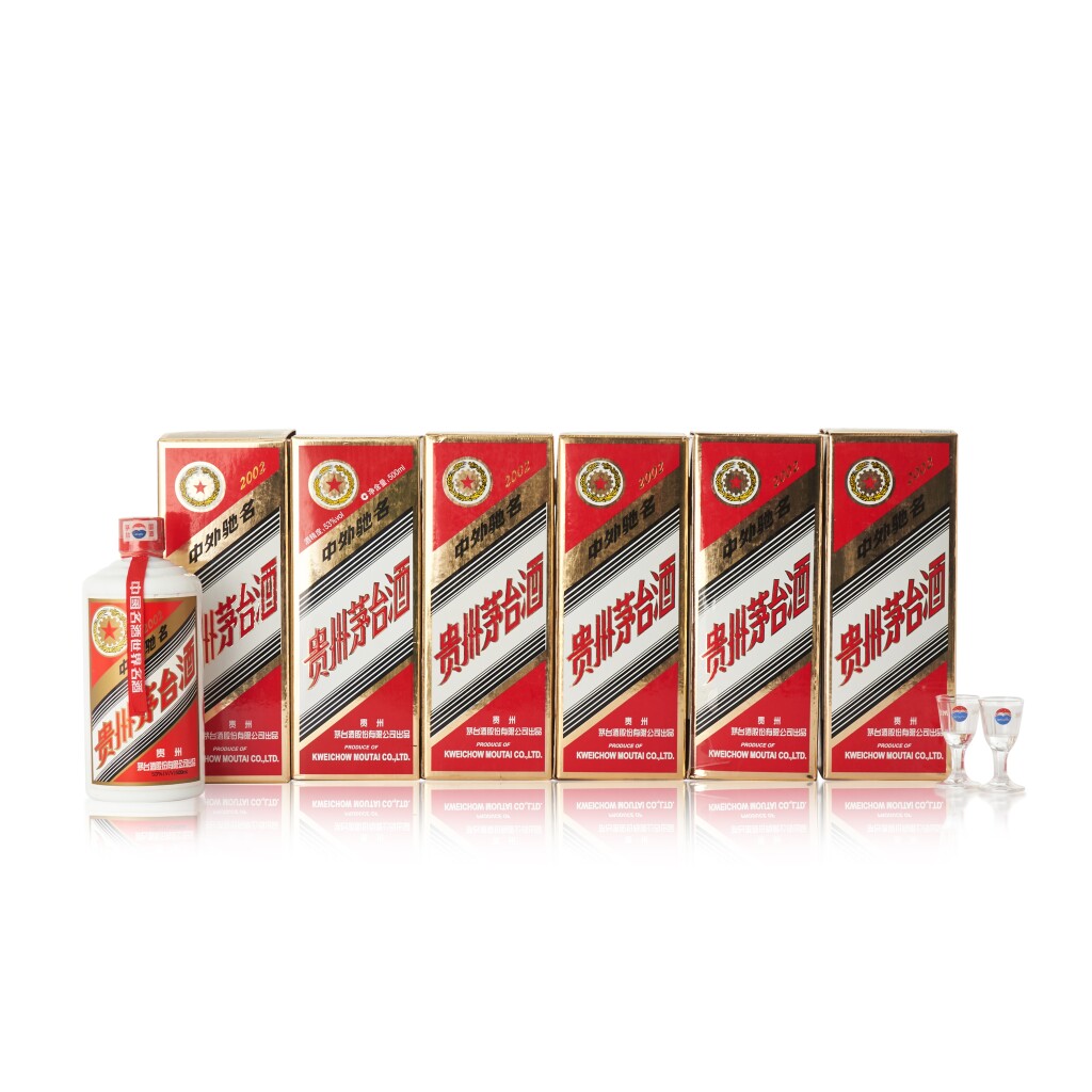 2002 2002 Five Star Kweichow Moutai 6 BT50 Liquid 2002-2002-five-star-kweichow-moutai-6-bt50-liquid