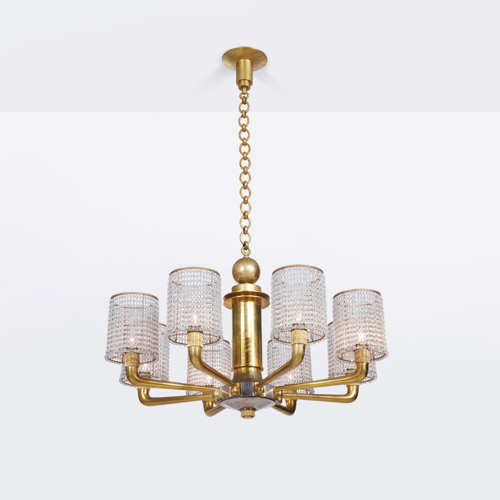 View full screen - View 1 of Lot 113. Eight-Light Chandelier.