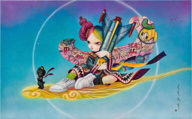 View full screen - View 1 of Lot 1195. Flying Girl | 飛行少女.