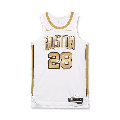 View full screen - View 1 of Lot 10. Hugo Gonzalez Boston Celtics 2025-2026 Game Worn City Edition Jersey | 10th Career Game.
