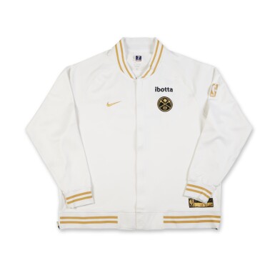 View full screen - View 1 of Lot 91. Reggie Jackson 'Ring Ceremony' Denver Nuggets 2023-2024 Kia NBA Tip-Off Worn Warm-Up Jacket.