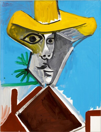 View full screen - View 1 of Lot 12. Pablo Picasso 巴布羅・畢加索 | Buste d’homme 男子半身像.