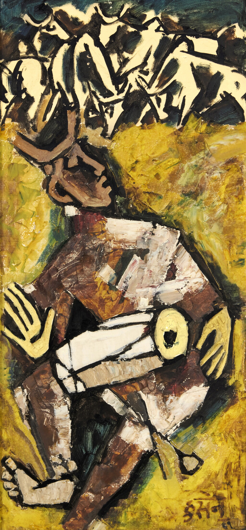 View full screen - View 1 of Lot 141. Untitled (Musician).