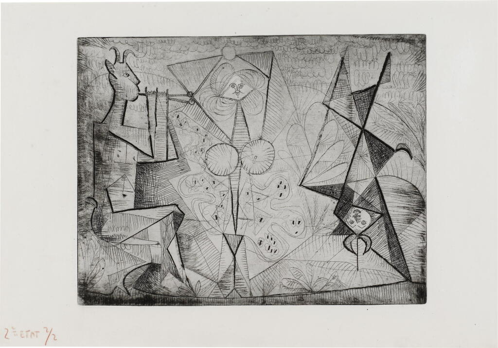 View full screen - View 1 of Lot 48. Les Pipeaux (Bloch 1347; Baer 731).