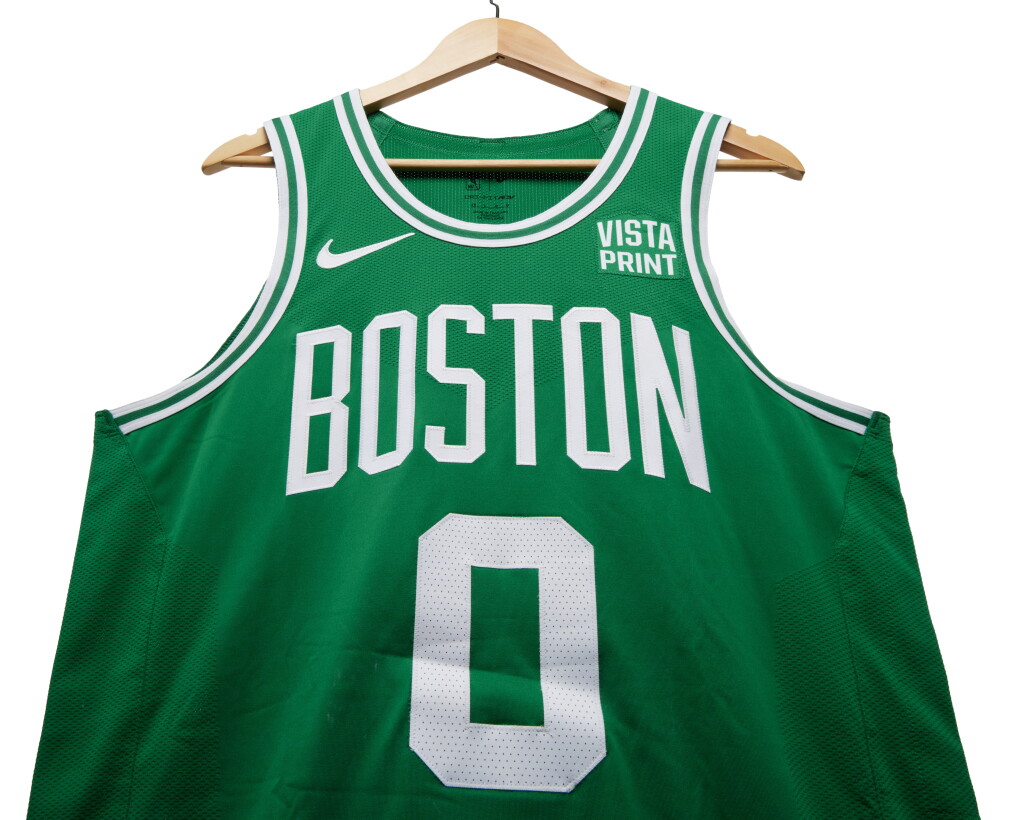 View full screen - View 1 of Lot 7. Jayson Tatum Boston Celtics 2023-2024 Game Worn Icon Edition Jersey.
