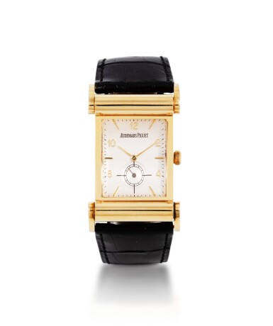 View full screen - View 1 of Lot 8. Canapé, Ref. 14934BA Montre bracelet série limitée en or jaune avec des cornes spéciales | Limited edition yellow gold wristwatch with fancy lugs Vers 1995 | Circa 1995.