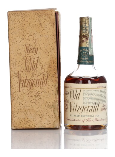 View full screen - View 1 of Lot 332. Very Old Fitzgerald 8 Year Old 100 Proof 1964 (1 Bottle Half-Pint).