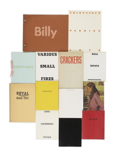View full screen - View 1 of Lot 193. RUSCHA, EDWARD | Group of 13 Works, Many First Editions.