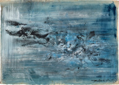 View full screen - View 1 of Lot 1056. Zao Wou-Ki 趙無極 | Sans titre 無題.