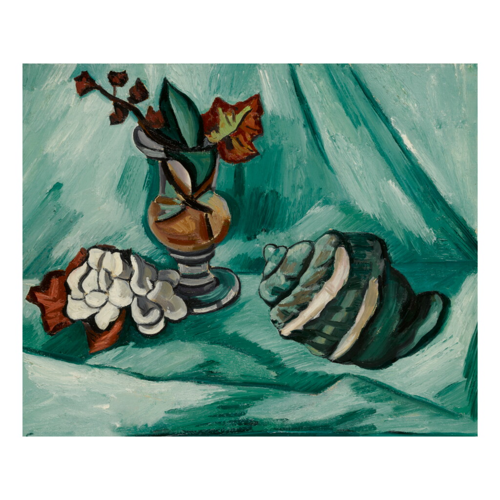 View full screen - View 1 of Lot 21. MARSDEN HARTLEY | STILL LIFE WITH CONCH SHELL.
