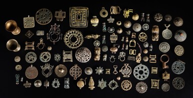 View full screen - View 1 of Lot 895. A spectacular group of thogkchas, Tibet, Himalayan regions and Central Asia, 8th - 14th century.