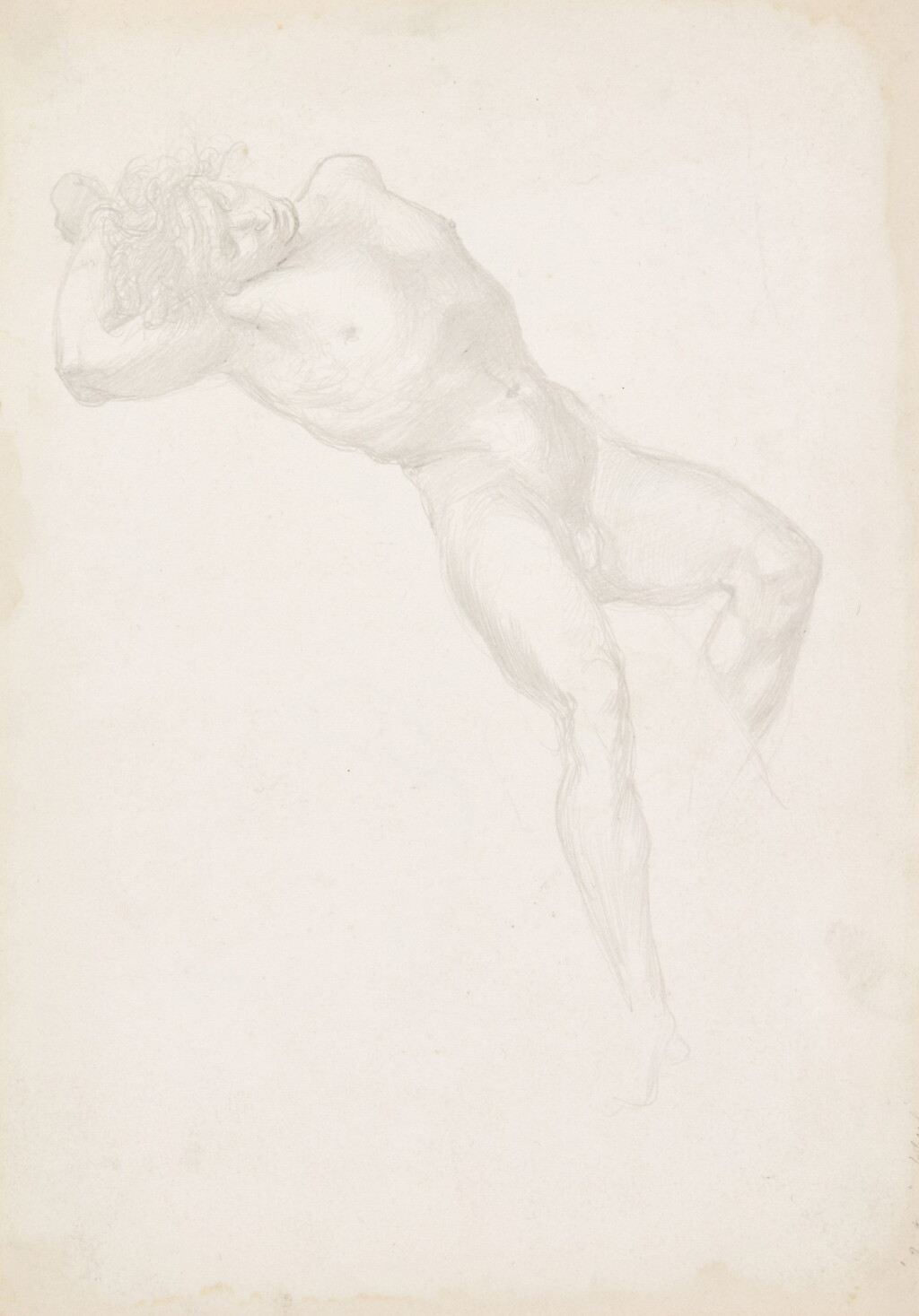 View full screen - View 1 of Lot 143. Study of a Slave for The Wheel of Fortune.
