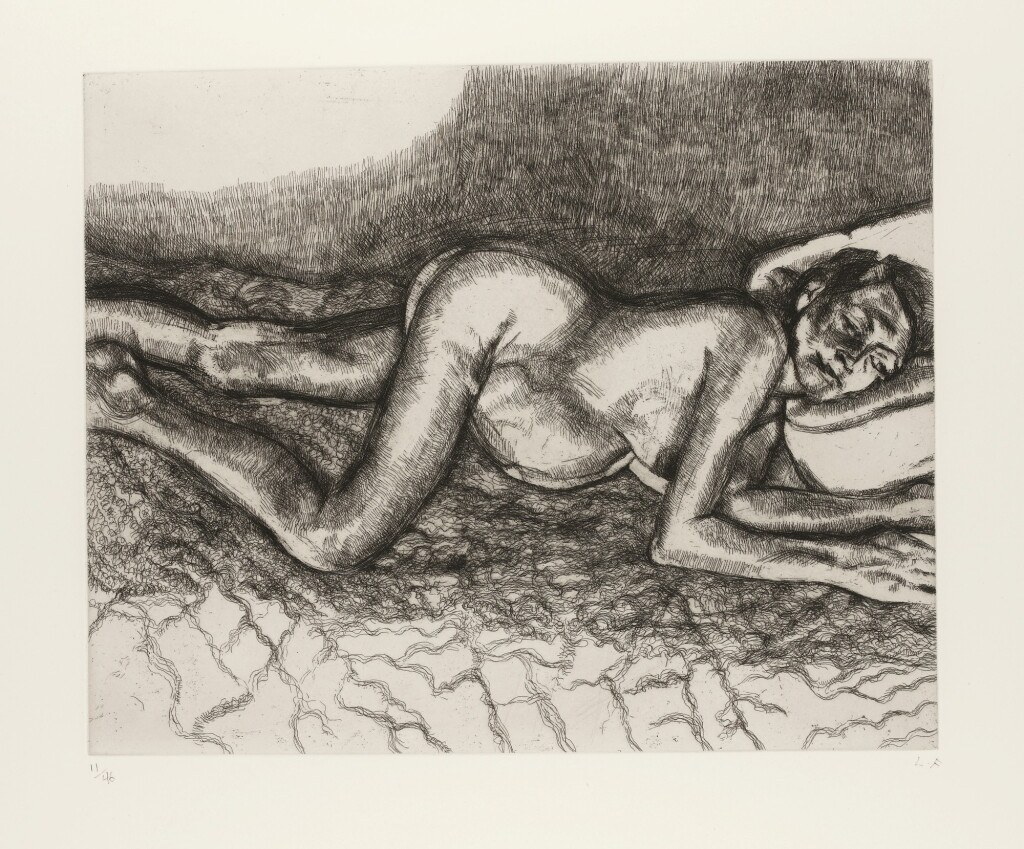 Voir en plein écran - Voir 1 du lot 82. LUCIAN FREUD | BEFORE THE FOURTH (SEE FIGURA P. 26 FIG. 12; NOT IN HARTLEY).