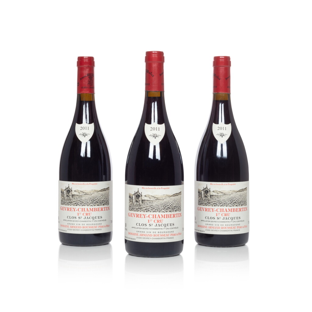 View full screen - View 1 of Lot 6037. Gevrey Chambertin, Clos St. Jacques 2011 Domaine Armand Rousseau (3 BT).