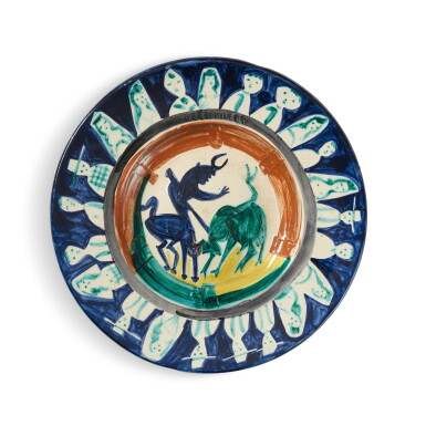 View full screen - View 1 of Lot 19. Corrida aux personnages (A. R. 104).