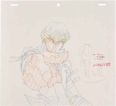 View full screen - View 1 of Lot 52. Seto Kaiba Dougas and Genga | 海馬瀨人線稿及原稿.