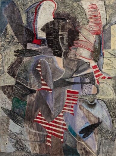 View full screen - View 1 of Lot 71. Les deux silhouettes.