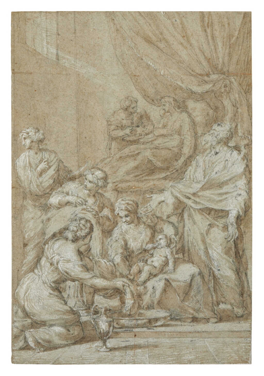 View full screen - View 1 of Lot 205. The Birth of the St. John the Baptist.