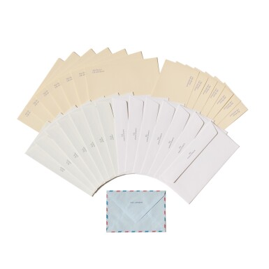 View full screen - View 1 of Lot 2. Udo Jürgens' personalised stationery .