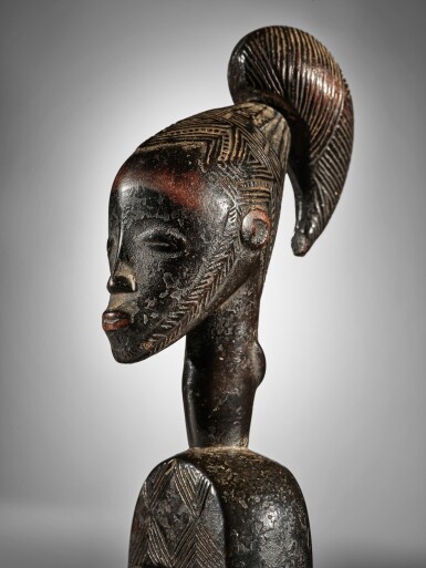 View full screen - View 1 of Lot 42. Guro Heddle Pulley, Côte d'Ivoire.