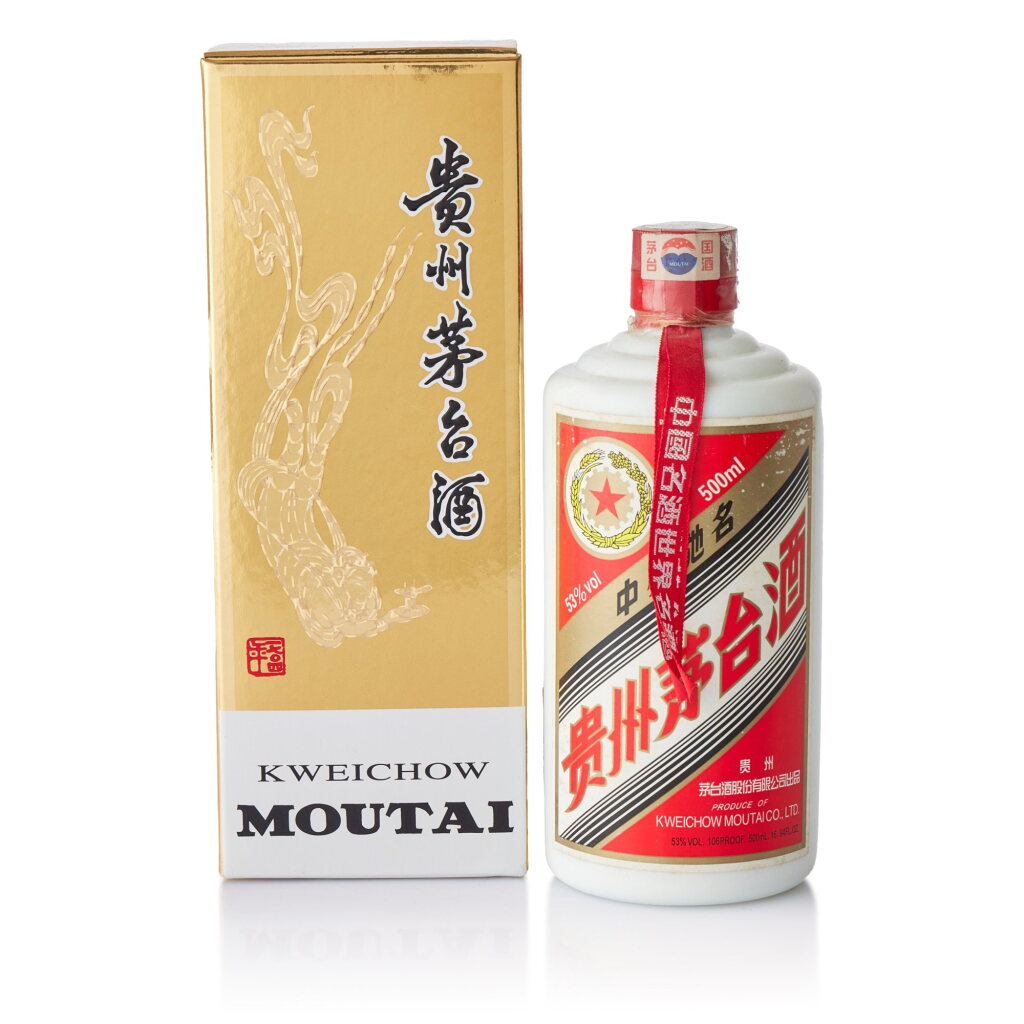 View full screen - View 1 of Lot 2495. 2007年產 "五星牌" 貴州茅台酒 Kweichow Five Star Moutai 2007 (1 BT50).