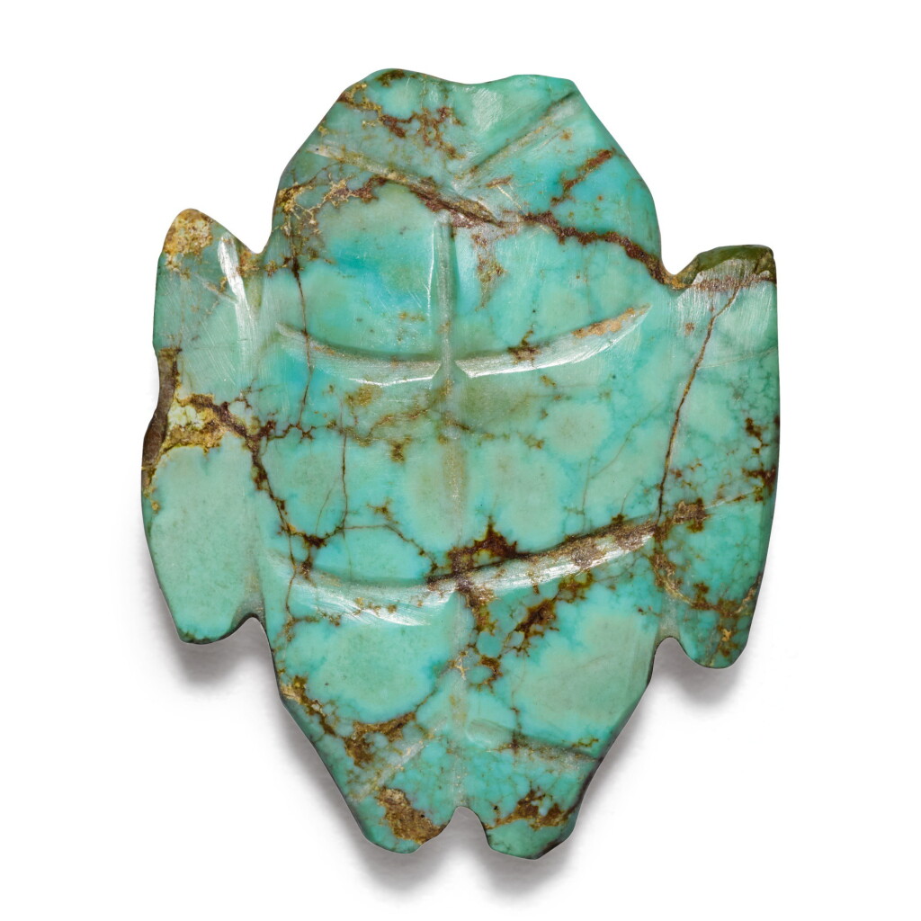 View full screen - View 1 of Lot 142. A RARE SMALL TURQUOISE BEAD WESTERN, ZHOU DYNASTY | 西周 綠松石龜.