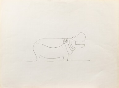 View full screen - View 1 of Lot 4. Hippopotame Baignoire.