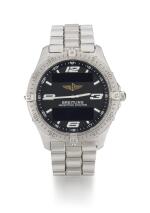 BREITLING | AEROSPACE, REFERENCE J65362, WHITE GOLD MINUTE-REPEATING CHRONOGRAPH WRISTWATCH WITH DIGITAL DISPLAY, DATE AND BRACELET, CIRCA 2005