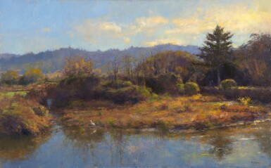 View full screen - View 1 of Lot 28. Fall Morning, Wildlife Refuge.