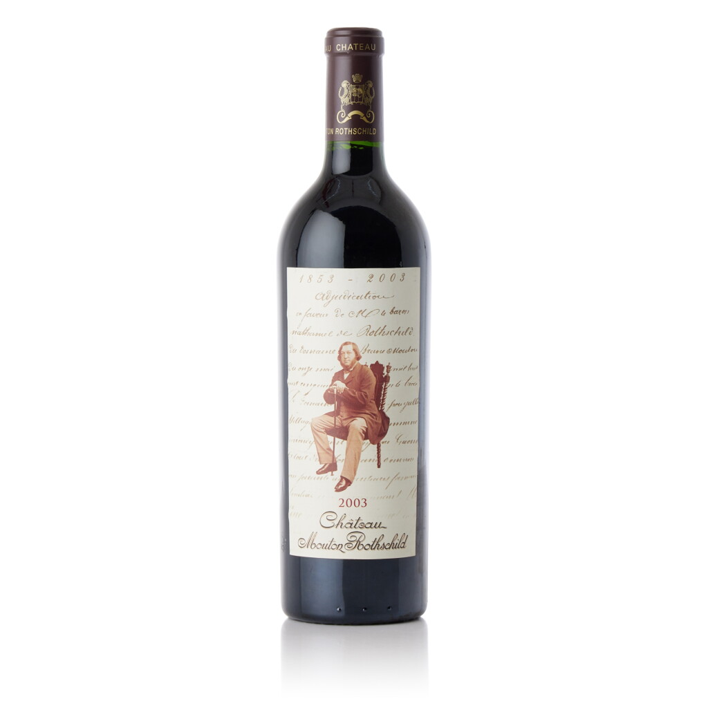 View full screen - View 1 of Lot 6125. Château Mouton Rothschild 2003 (1 BT).