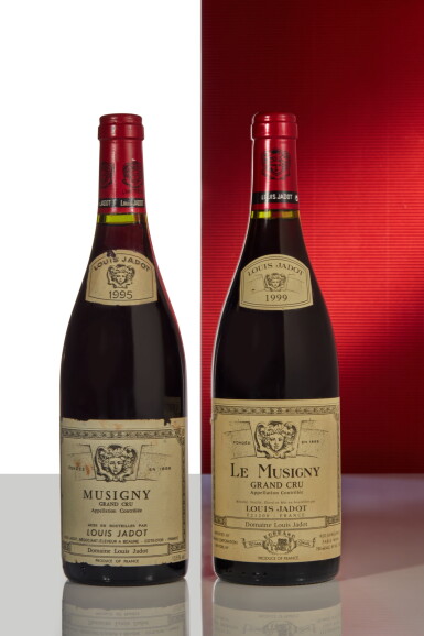 View full screen - View 1 of Lot 290. Louis Jadot Musigny and Le Musigny 1995, 1999 (2 BT).